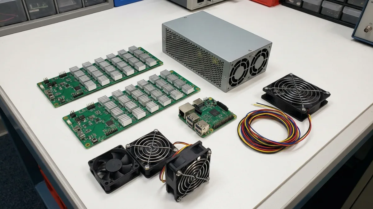 Repuestos para ASIC: placas hash, fuentes de alimentación, placas de control y ventiladores