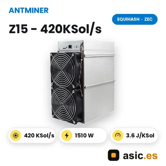 Antminer Z15 420 KSol/s, 3 image